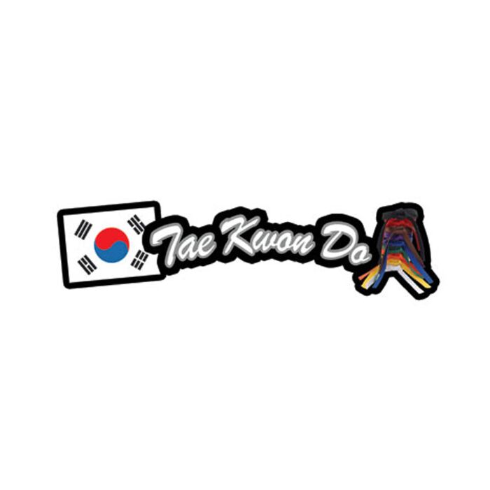 Scrapbook Customs Tae Kwon Do - Sport Topper Sticker
