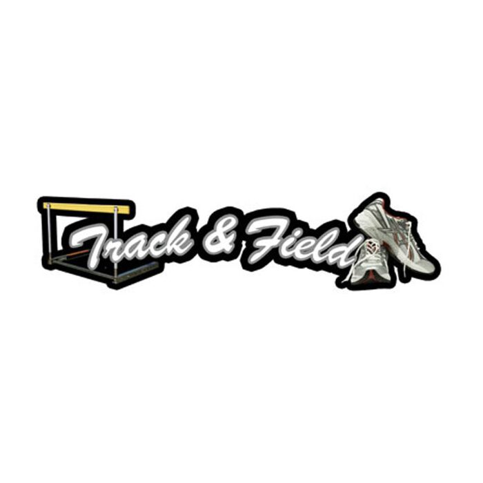 Scrapbook Customs Track & Field - Sport Topper Sticker