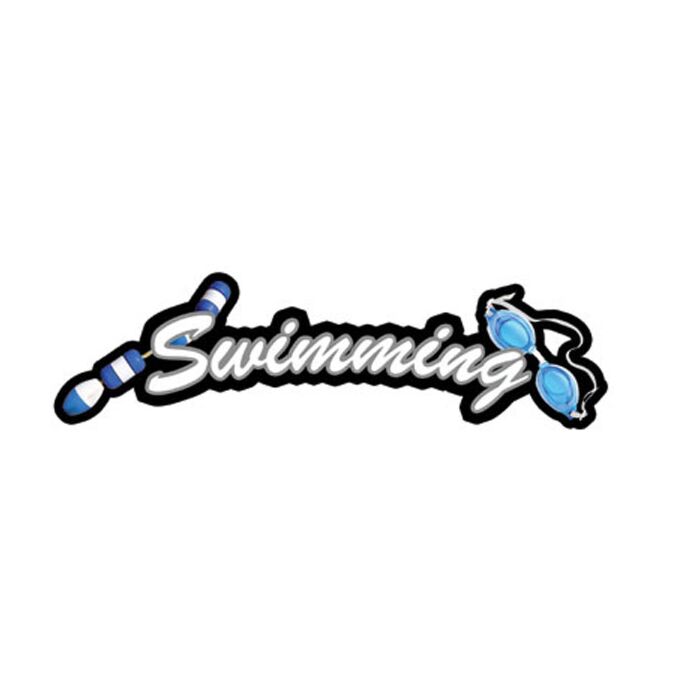 Scrapbook Customs Swimming - Sport Topper Sticker