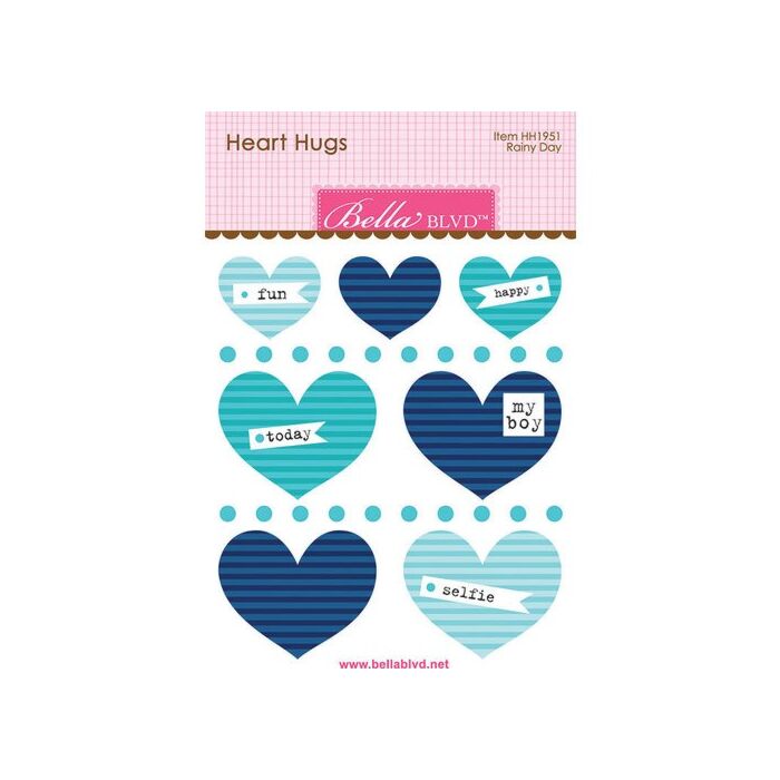 Bella Blvd - Legacy Collection - Heart Hugs - Rainy Day
