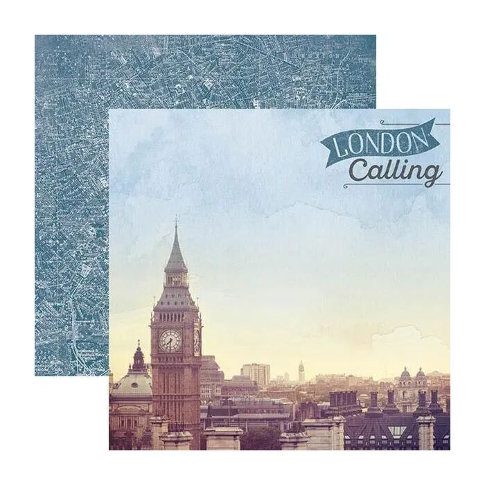 Paper House London Calling 12x12 Double Sided Paper