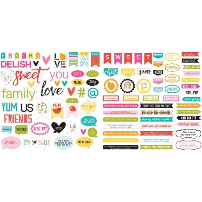 Bella Blvd - Squeeze The Day Collection - Ephemera - Words