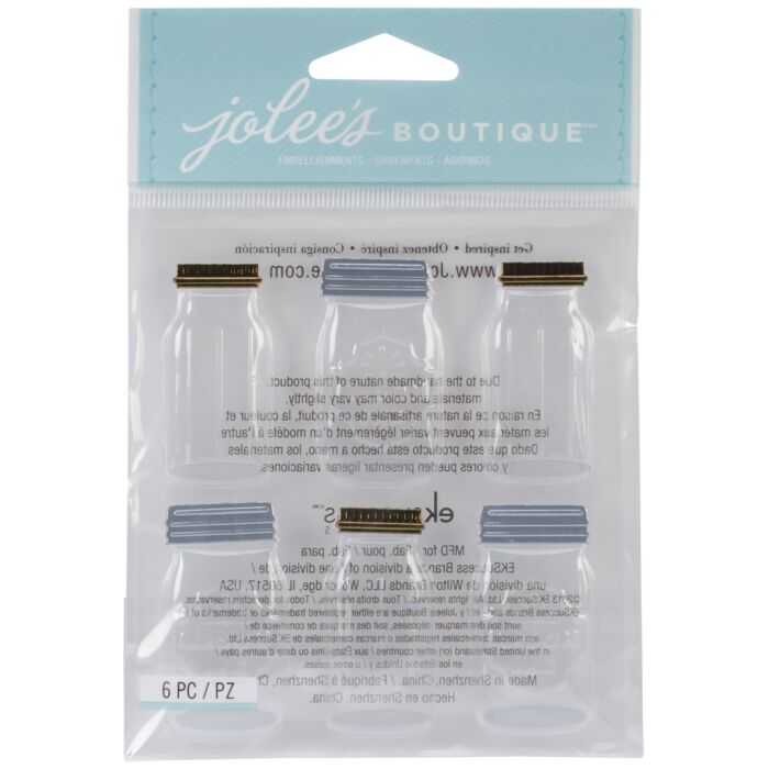 Jolee's Cabochon Dimensional Repeat Stickers-Mason Jars