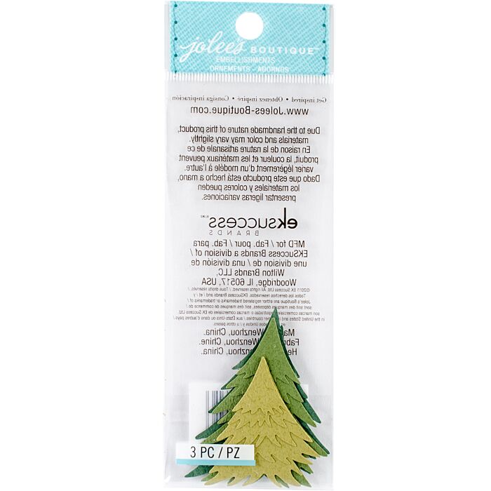 Jolee's By You Dimensional Stickers-Pine Tree Green