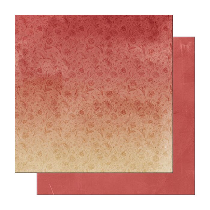 Preorder Scrapbook Customs Museum Red Background DS Paper