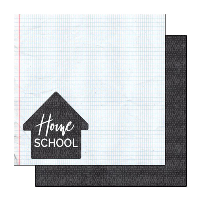 Scrapbook Customs - Covid-19 Homeschool DS Paper