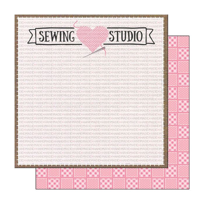 Scrapbook Customs - Sewing Studio Double-Sided Paper 12 x 12