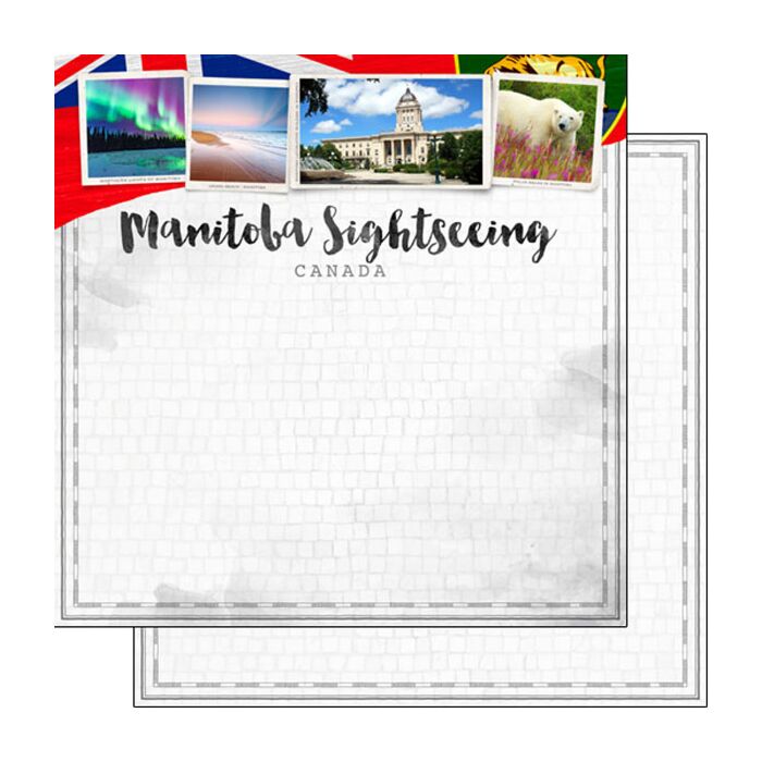 Preorder Scrapbook Customs Manitoba Canada Sights Paper