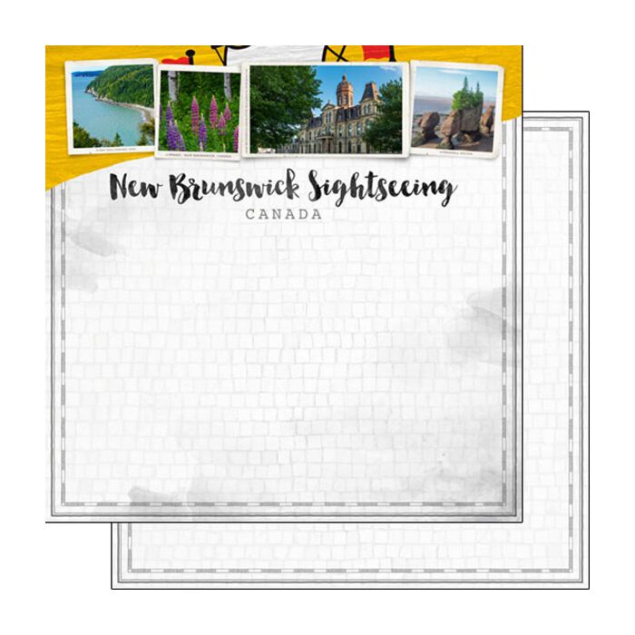 Preorder Scrapbook Customs New Brunswick Canada Sights Paper
