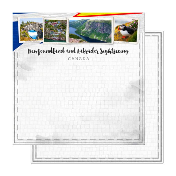 Preorder Scrapbook Customs Newfoundland Canada Sights Paper