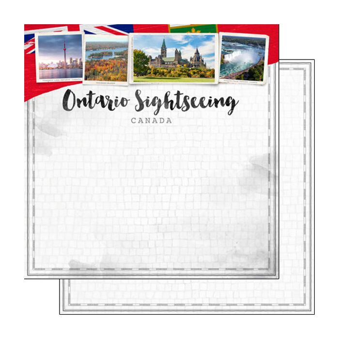 Preorder Scrapbook Customs Ontario Canada Sights Paper