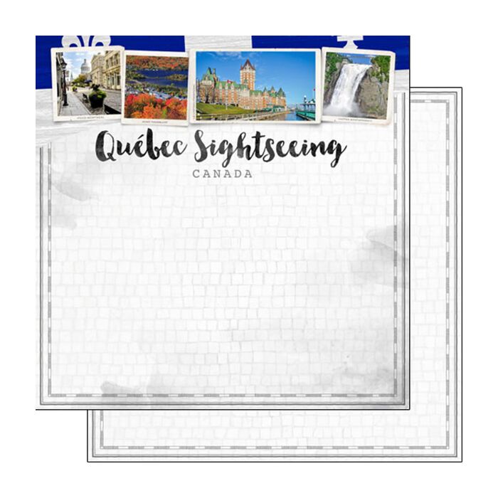 Preorder Scrapbook Customs Quebec Canada Sights Paper