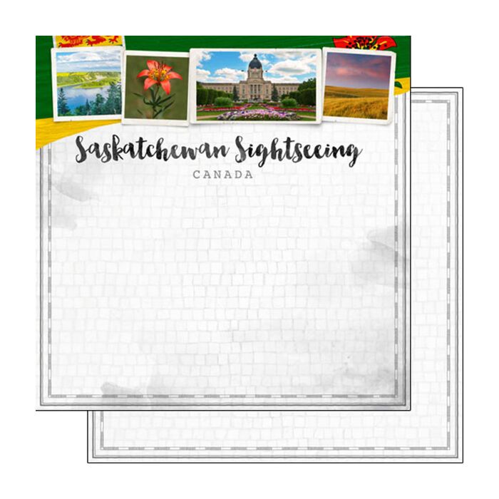 Preorder Scrapbook Customs Saskatchewan Canada Sights Paper