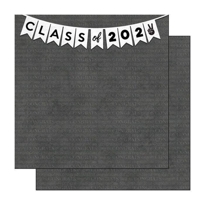 Congrats Class of Year DS (Double-Sided Paper 12 x 12) - 2022