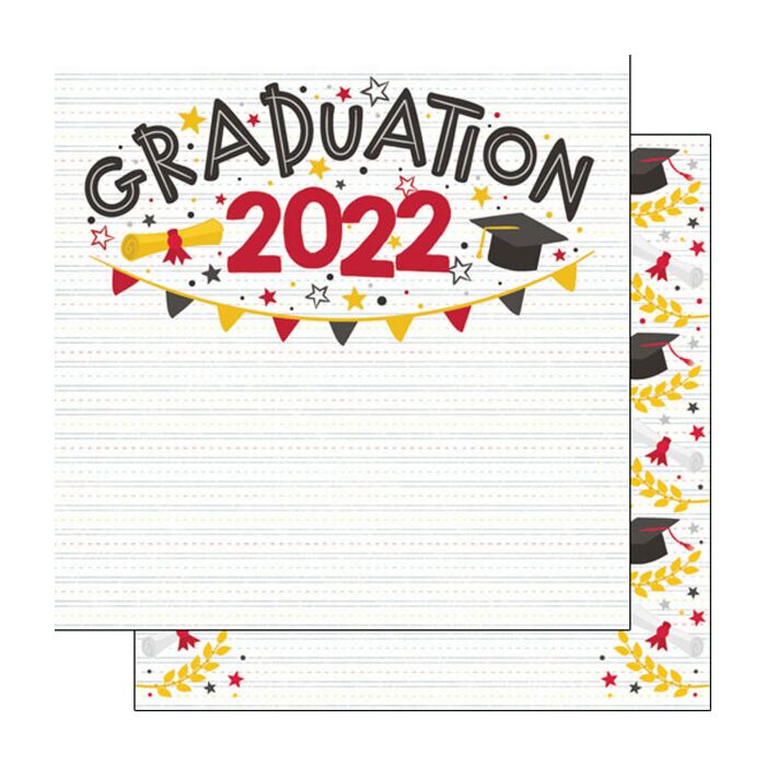 Little Kids Graduation Year DS (Double-Sided Paper 12 x 12)
