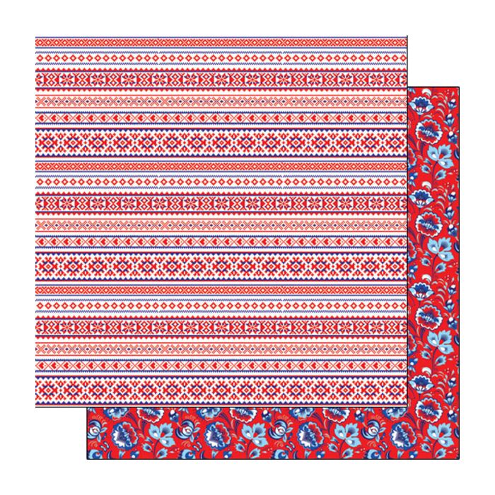 Russia Pattern (Paper 12 x 12)