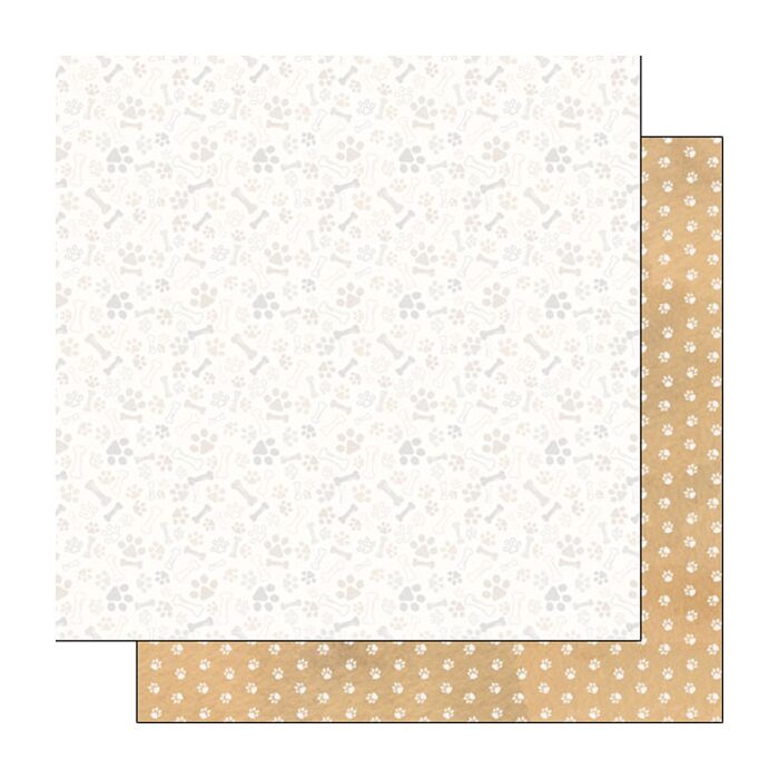 Preorder Scrapbook Customs Dog Double Paws DS Paper