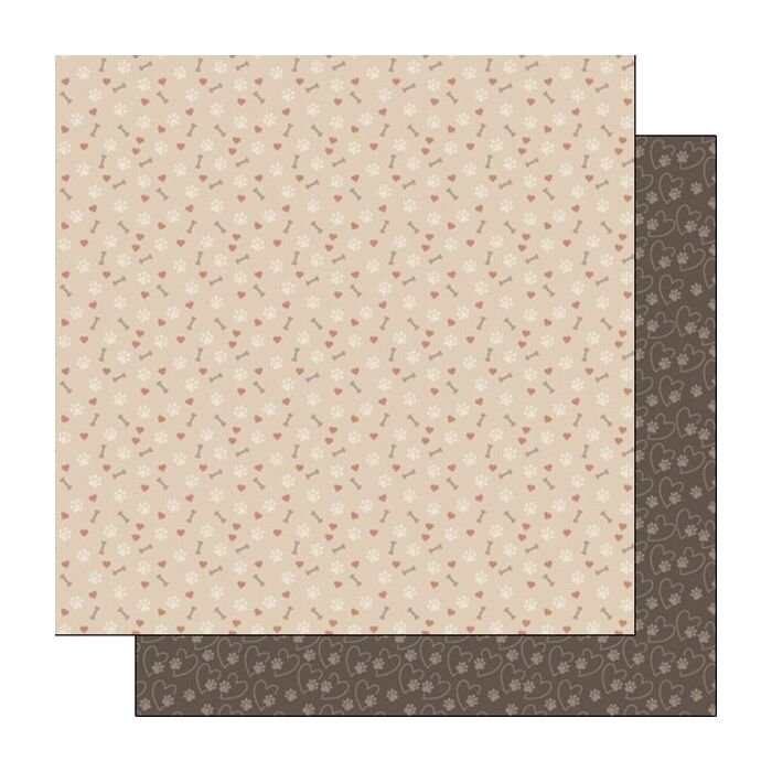 Preorder Scrapbook Customs Dog Heart DS Paper
