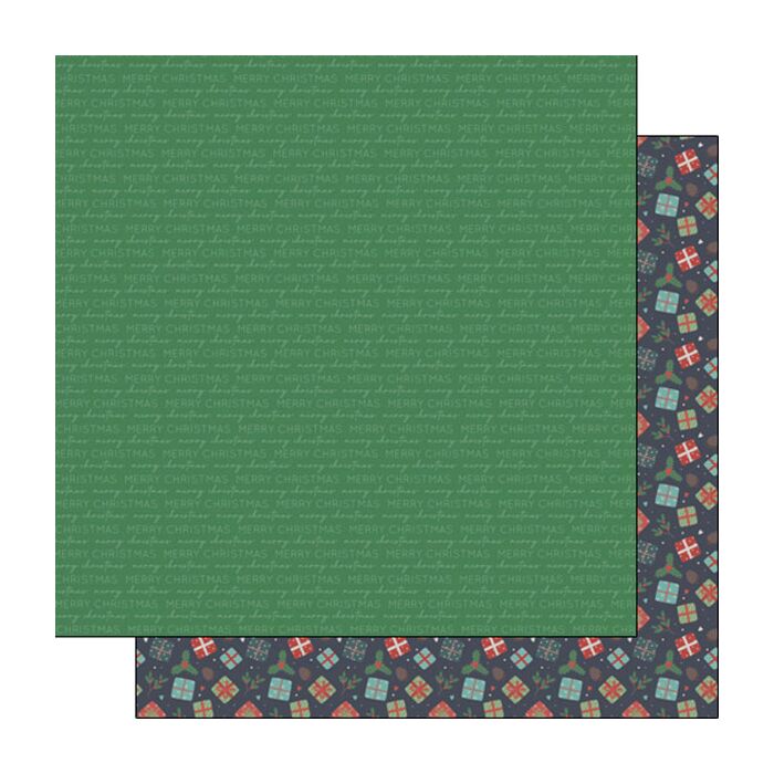 Scrapbook Customs MERRY CHRISTMAS PRIDE DS 12X12 PAPER