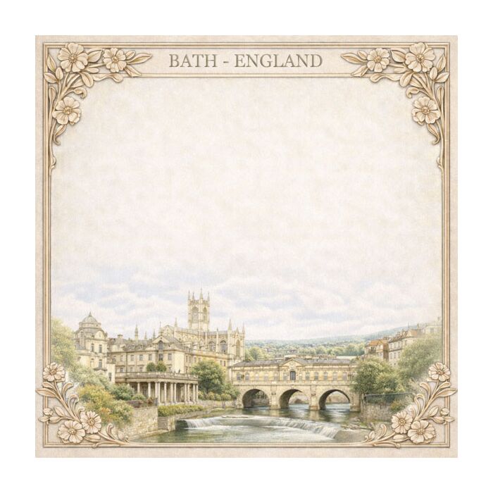 Preorder Scrapbook Customs England - Bath Wander Paper
