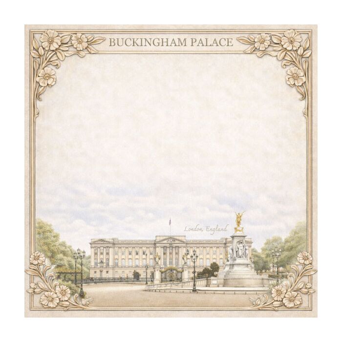 Preorder Scrapbook Customs England - Buckingham Palace Wander Paper