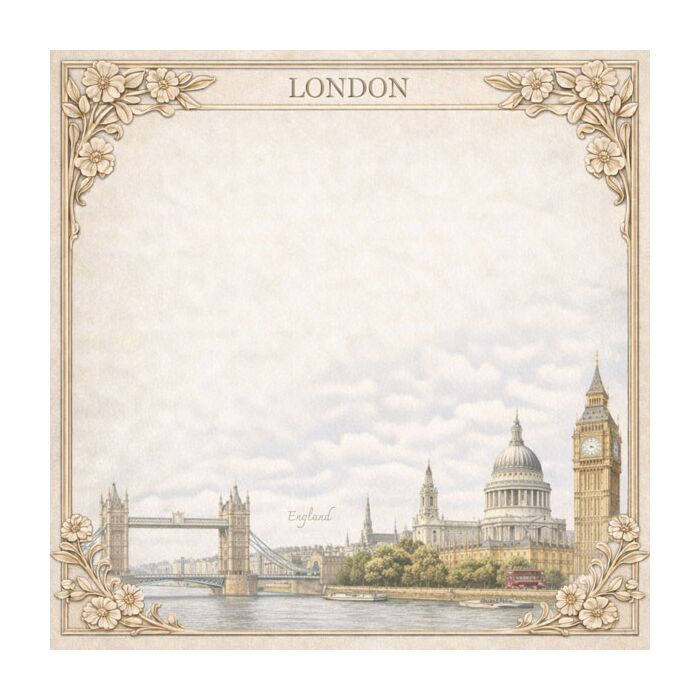 Preorder Scrapbook Customs England - London Wander Paper