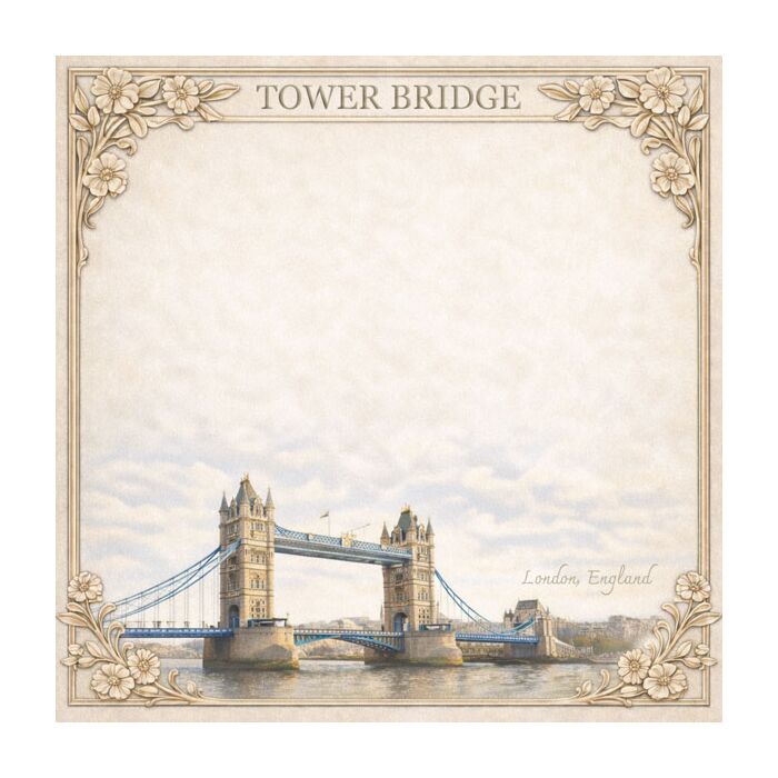 Preorder Scrapbook Customs England - Towerbridge Wander Paper