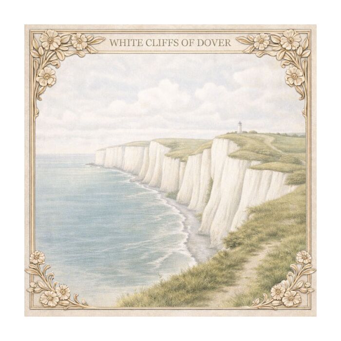 Preorder Scrapbook Customs England - White Cliffs of Dover Wander Paper