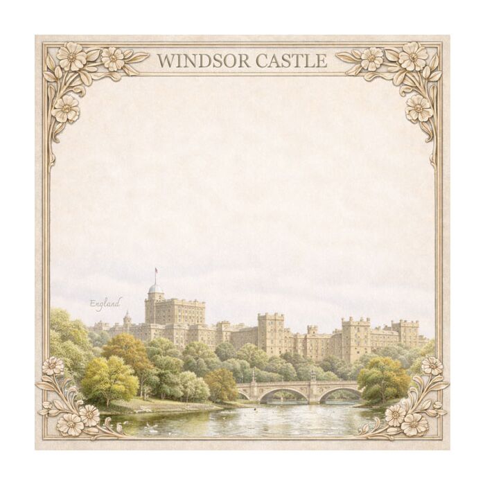 Preorder Scrapbook Customs England - Windsor Castle Wander Paper