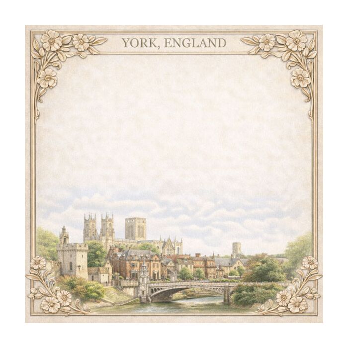 Preorder Scrapbook Customs England - York Wander Paper