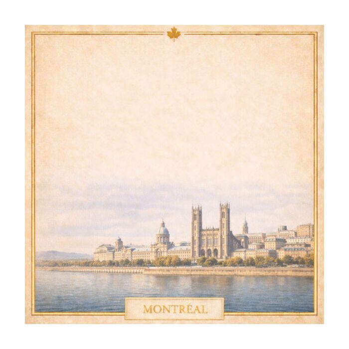 Preorder Scrapbook Customs Canada - Montreal Old Town Wander Paper