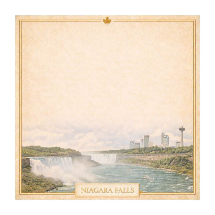 Preorder Scrapbook Customs Canada - Niagara Falls Ontario Wander Paper