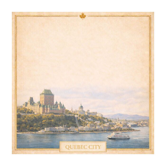 Preorder Scrapbook Customs Canada - Quebec City Wander Paper