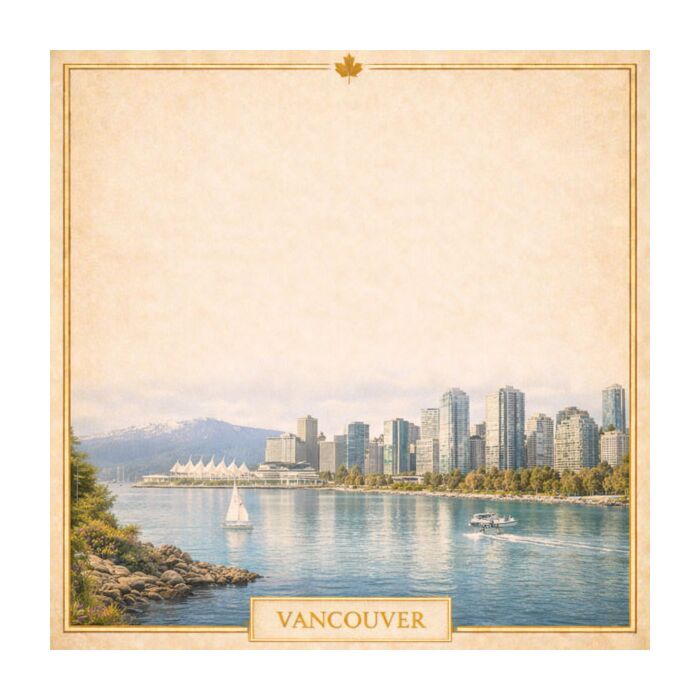 Preorder Scrapbook Customs Canada - Vancouver Wander Paper
