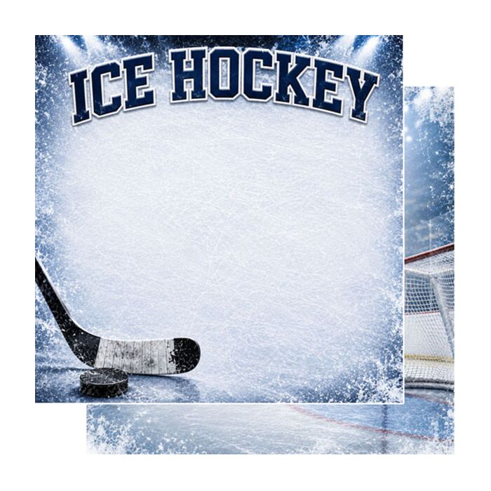 Preorder Scrapbook Customs Hockey Sport DS Paper