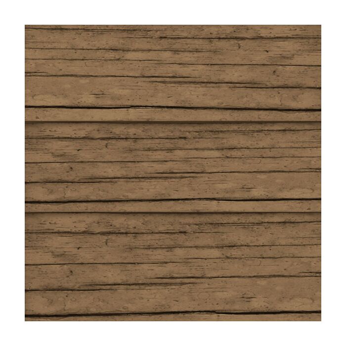 Scrapbook Customs - Dark Brown Wood Paper 12 x 12