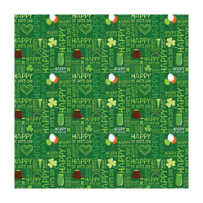 Scrapbook Customs - Happy St Pats Day (Paper 12 x 12)
