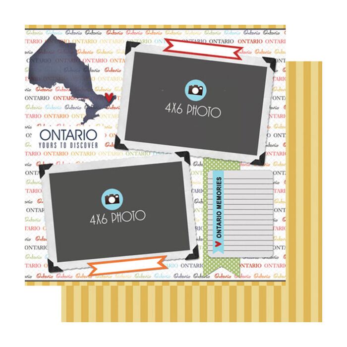 Preorder Scrapbook Customs Ontario - DS Quick Page Journal Paper