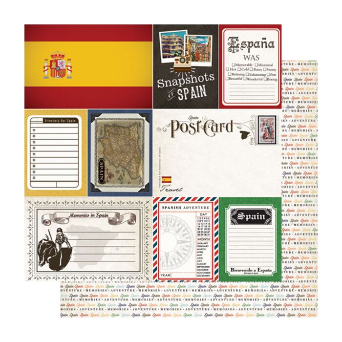 Preorder Scrapbook Customs Spain - DS Journal Paper