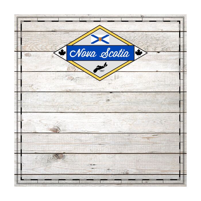 Preorder Scrapbook Customs Nova Scotia Wood Sightseeing Paper