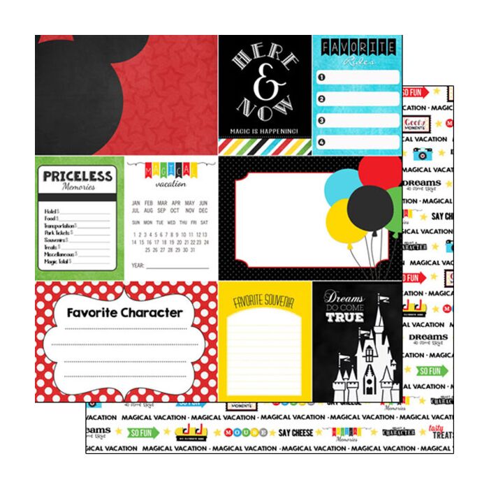 Scrapbook Customs - Magic Adventure Journal Double Sided Paper