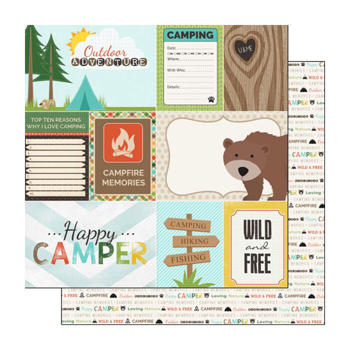 Scrapbook Customs - Outdoor Adventure Journal (Double Sided Paper 12 x 12)