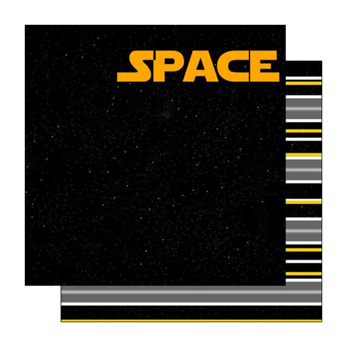 Scrapbook Customs - Space Adventure - Left Paper
