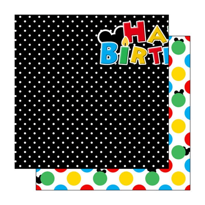 Scrapbook Customs - 12x12 Paper - Magical Birthday - Left