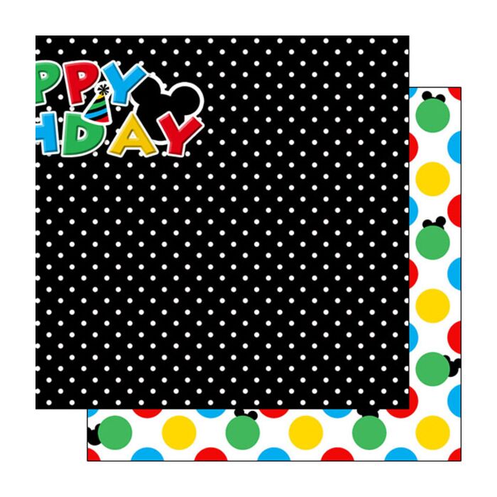 Scrapbook Customs - 12x12 Paper - Magical Birthday - Right