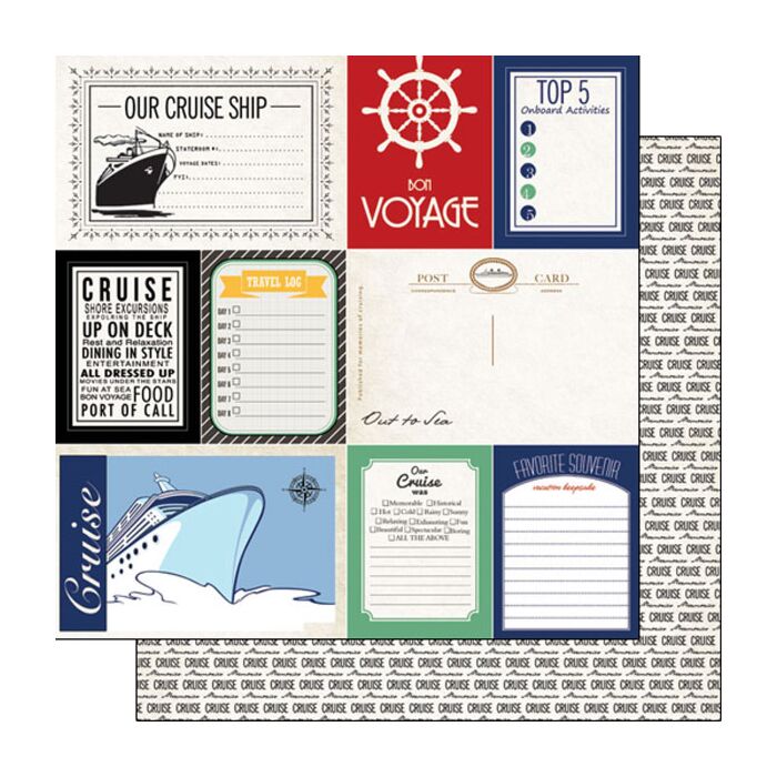 Preorder Scrapbook Customs Cruise - DS Journal Paper