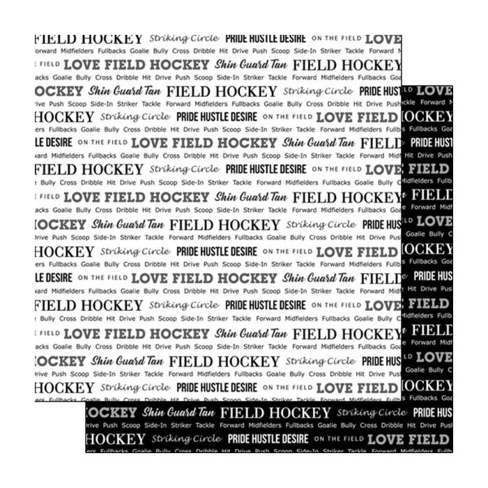 Field Hockey Pride 2 - Double-Sided Paper 12 x 12