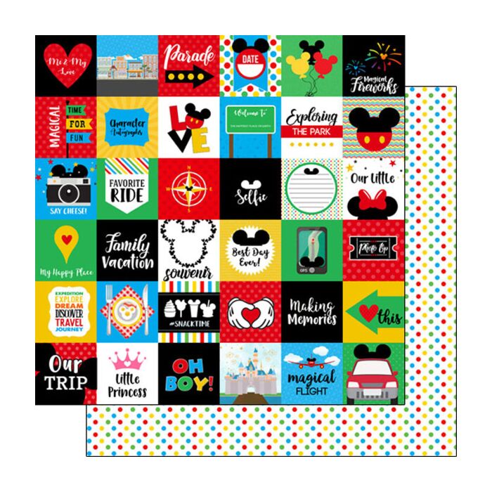 Scrapbook Customs - Magical Cut Outs Double Sided Paper