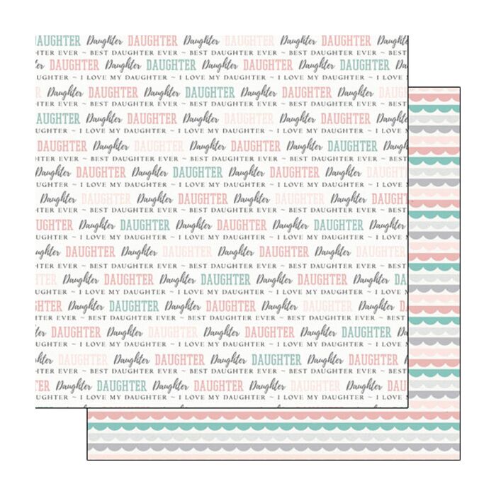 Scrapbook Customs Daughter DS Pride Paper 12x12