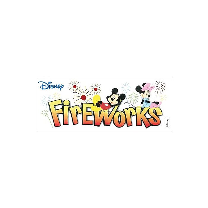 EK Success Mickey Fireworks dimensional Disney title sticker 6.5 x 2.5